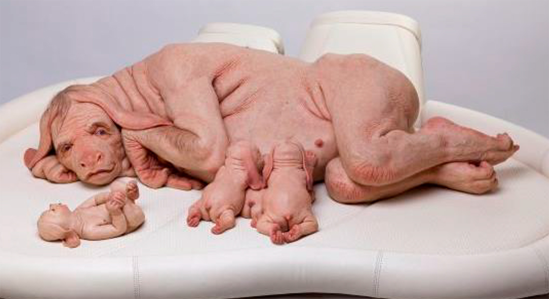 Patricia Piccinini, The Young Family, 2002.