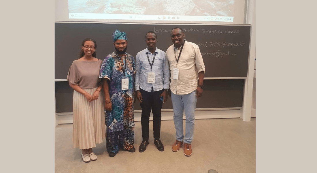 Four people at Basel conference
