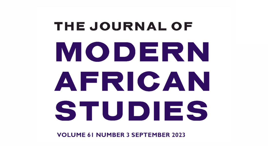 Cover of the Journal of Modern African Studies