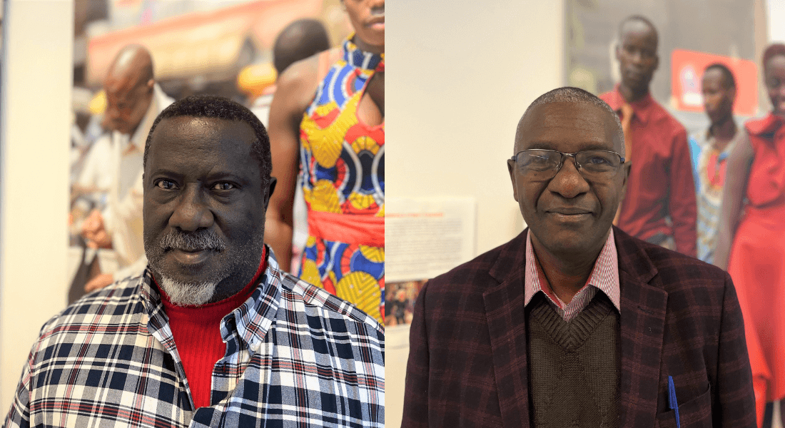 Portraits of Dr Kojo Opoku Aidoo, and Dr Godfrey Asiimwe