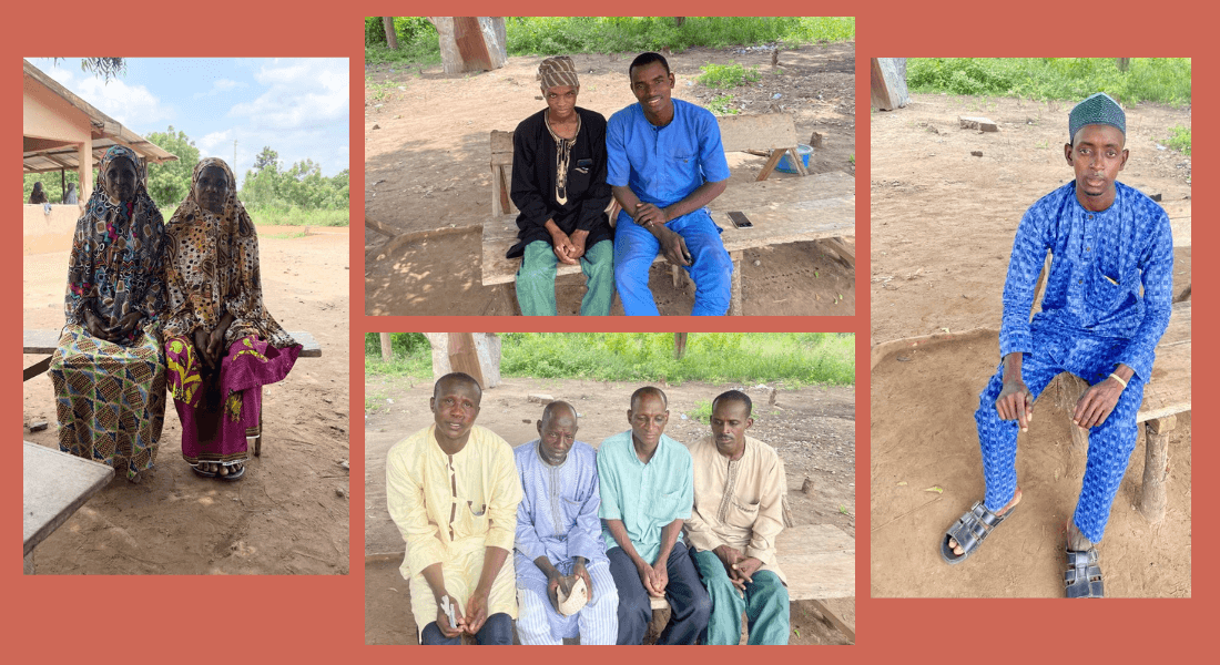 Photos of Fulani and Zabarma interview respondents