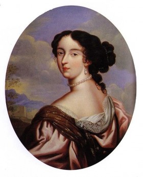 Ludvig den 14.'s sidste og hemmelige hustru, Françoise d’Aubigné, Madame de Maintenon (1635-1719).
