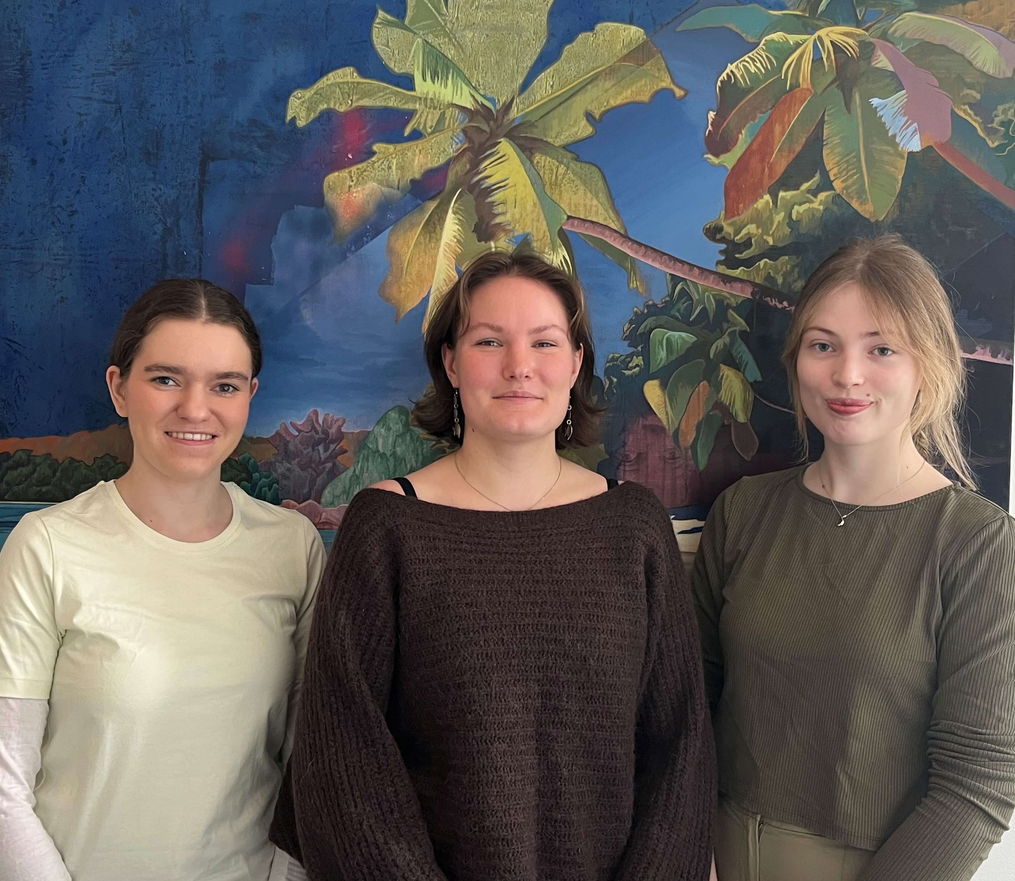 From the left: Gabriella Qvist, Ellen Saarinen, and Julia Kjellgren Sten