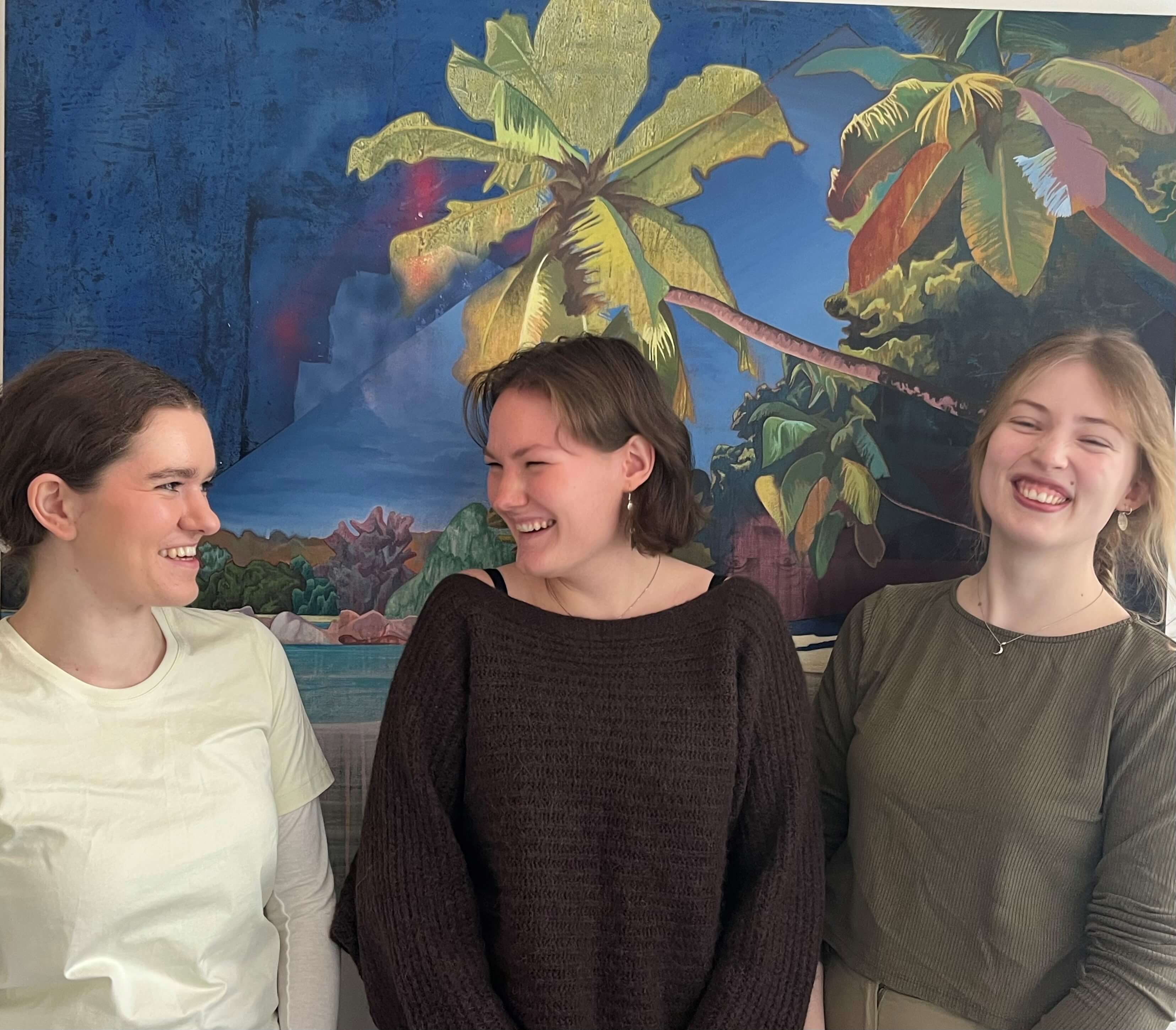 From the left: Gabriella Qvist, Ellen Saarinen, and Julia Kjellgren Sten